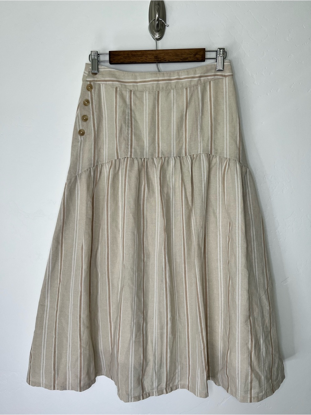 Anthropologie "Evonna" midi skirt